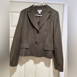 2 piece pant suit wool